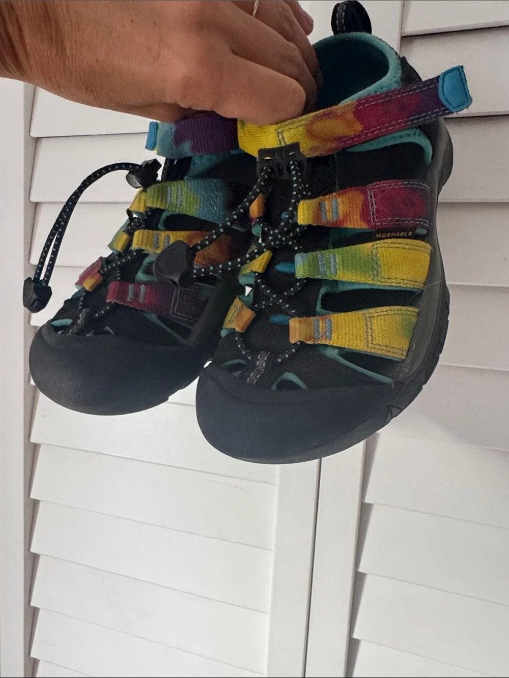 Kids Tie-Dye Keen Sandals